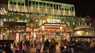 ផ្សារទំនើបអង្គរ / Angkor Supermarket in Siem Reap Province, Cambodia 