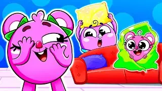 Hide and Seek Safe and Fun 👀 Peekaboo! 💛 Kids Songs | TinyTracks Playhouse TV