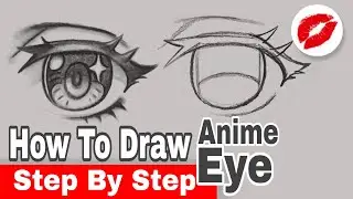 How to draw an anime eye [Step by step] Easy anime eye drawing tutorial for beginners 
