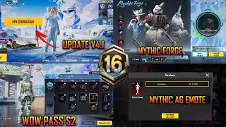 *New* V4.1 Update Is Here | Next Mythic Forge | Wow Pass Season 2 | Ag Emotes | V4.1 Apk Download