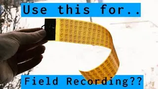 Roll Up Antenna for Field Recording Electromagnetic Stuff - Quick Demo