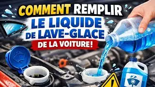 Comment remplir le r&eacute;servoir du liquide de lave-glace dans n&rsquo;importe quel voiture  #automobile 