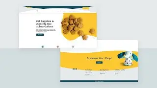 Загрузите БЕСПЛАТНЫЙ верхний и нижний колонтитулы для пакета макетов Divi's Pet Supply