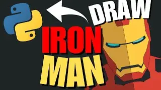 Draw Iron Man Using Python Turtle | #ironman