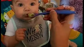 Baby Ariana Eating
