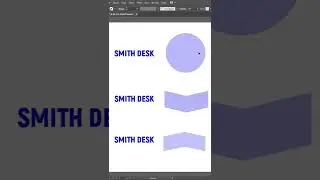 How to Create Envelope Distort Text in Illustrator - Envelope Distort Text in Illustrator #shorts