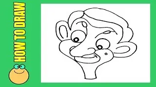 How to draw mr Bean cartoon | Mr Bean cartoon drawing for kids Easy