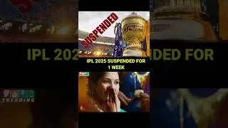 IPL suspended 🤣🙌 CSK srh👍#ipl #ipl2025 #warzone #india #shorts
