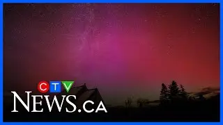 Largest radiation solar storm in years spreads Northern Lights across Canada