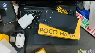 Poco M6 Pro The Black Unboxing and showing of the black colour