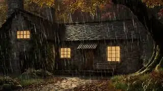 8 Hour Rain Sounds for Deep Sleep | Black Screen ASMR for Nighttime Relaxation (US Edition)