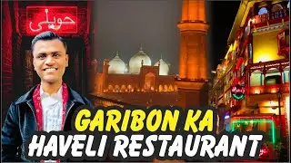 Sardi Ki Raat | Garibon ka Haveli Restaurant Lahore Night View Vlog | Food & Badshahi Mosque View