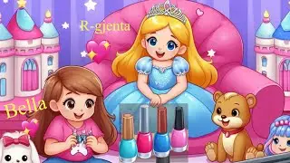 Princess Nail Polish Party: Sparkly Colors and Fun Designs for Little Girls! ( R-gjenta )