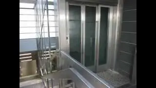 Thyssen-M.A.N. diagonal chain driven elevator at Bahnhof subway station in Herne