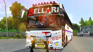 BELLARI KERALA TOURIST BUS|6K HD LIVERY DOWNLOAD|FOR TVZ ZEDONE V4|BUSSID|@BA_MOD_REVIEWS