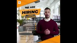 Recruitment Poster Sample 12 for Instagram or Linkedin