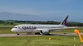 Qatar Boeing 787-8 Dreamliner A7-BCX Heading back to Doha 26/5/23 #aviation #avgeeks #planespotting