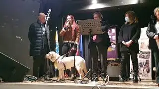 Intervento Vanessa Casu -  Consegna del cane guida 11.12.2021 Lions Campagnano Mazzano Romano