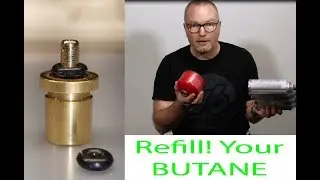 How to refill camping butane stove tanks