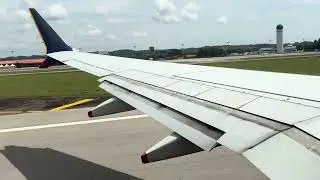 B737-8 Max 9V-MBH Take off roar@BWN/WBSB