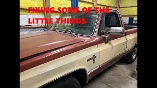 82 Chevy short bed C10, fixing the little things