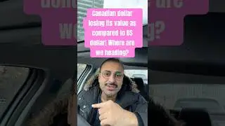 Canadian dollar losing its value as compared to US 💵! This is not good for Canada!#youtubeshorts