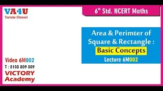Area and Perimeter 6th Std. CBSE Basic Concepts