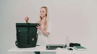 Papero &reg; Rucksack MODELL YETI aus Papier | Ultra minimalistisch nachhaltig, robust & wasserfest 💚