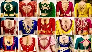 🎊50+ Latest Blouse back neck Designs/ blouse design /Blausee Designs 2026 /blouse ki design back