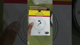 pressure gauge, 0-300 psi,1/4