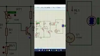 How to Build a Temperature Switch Using Thermistor & Relay in Proteus | Thermal Control Circuit