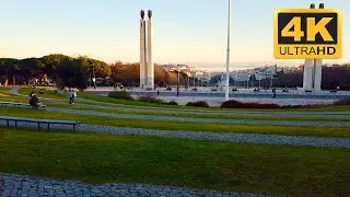 Lockdown walk in Lisbon city centre - (4K) HDR (Portugal)