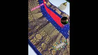 💞💞Handpicked Banarasi bandini weaving  2d shaded soft Georgette pattu sarees...3800+$💞🙏😷
