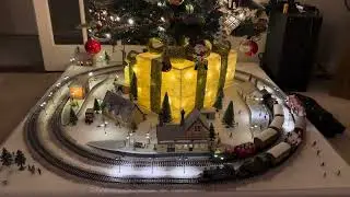 Christmas model railway.