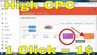 AdMob Earnings High CPC 1 Click 1$   All About Online Earnings   YouTube