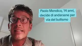 Paolo Mendico, 14 anni, decide di andarsene pervia del bullismo 