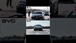 NIO ET9 VS BMW VS AUDI | ASMR. VS BYD U7 #nio #bmw #audi #asmr #bydyangwangu8 #shorts #trending #car