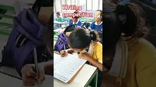 Writing competition 📝✍️#writing #competition#school #schoolprogramme#shots #schoollife#viralshort
