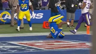 Sam Darnold fumbles and Jared Verse recovers for a 57-yard Scoop-and-Score touchdown vs Vikings 😱