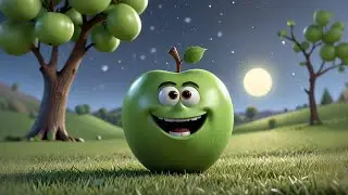 One Rolling Apple Sings a Tune | Nursery Rhymes for Kids | Fruit and Music Song for Toddlers