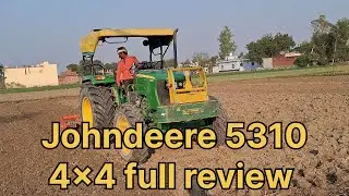 #Johndeere 5310 4x4 Rotavator performance/full review/detail video