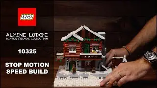 Lego 10325 - Alpine Lodge - Stop Motion Speed Build