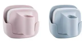 Kitchen wall-mounted with handle sponge dishwashing brush pot cleaning brush