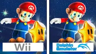 Super Mario Galaxy | Wii vs PC Emulator (Dolphin) | 4K Graphics Comparison