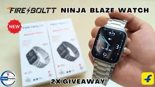 Fire Boltt Ninja Balze Smartwatch 2X Giveaway | best smartwatch under 1500 | best smartwatch 2026