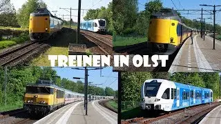 treinen op station Olst- treinen compilatie - 2 mei 2018