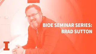 Bioengineering professor Brad Sutton presents on the mechanical properties of the hippocampus
