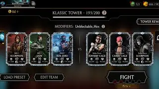 Klassic Tower FATAL 193 Battle + Rewards Opening Mortal Kombat Mobile Gameplay