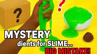 We Let the Kids Pick MYSTERY Ingredients for SLIME&hellip; BIG MISTAKE! 😂🤢