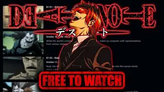 How to watch the Death Note anime for FREE(legally)